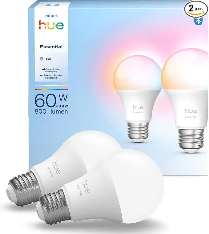 My Video Call Setup: How to Look and Sound Your Best on Camera 7 Philips Hue White and Color Ambiance bulbs, 2-pack